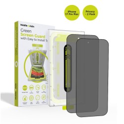 Set 2 folii de protectie Privacy Mobile Origin cu aplicator pentru iPhone 17 Pro Max