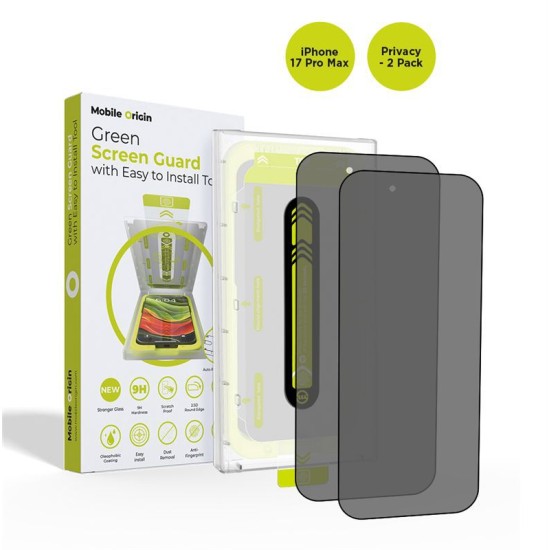 Set 2 folii de protectie Privacy Mobile Origin cu aplicator pentru iPhone 17 Pro Max (Mobile Origin, Ingredi) by www.silkase.ro Set 2 folii de protectie Privacy Mobile Origin cu aplicator pentru iPhone 17 Pro Max (iPhone 17 Pro Max, SGA-FP-i17ProMax-2pk) by www.silkase.ro
