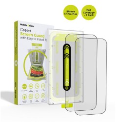 Set 2 folii sticla Full Coverage Mobile Origin cu aplicator pentru iPhone 17 Pro Max
