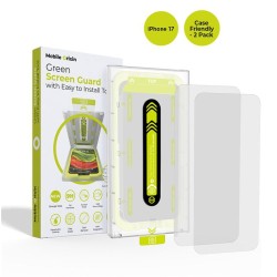 Set 2 folii sticla Case Friendly Mobile Origin cu aplicator pentru iPhone 17