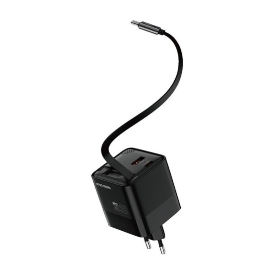 Incarcator Rapid Mobile Origin PW2, GaN 65W, Cablu USB-C Retractabil, Port USB-C si USB-A, Display Digital Incarcator Rapid Mobile Origin PW2, GaN 65W, Cablu USB-C Retractabil, Port USB-C si USB-A, Display Digital (Incarcatoare, MO-65WDCH-PW2) by www.silkase.ro