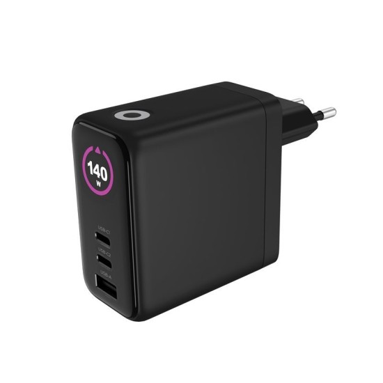 Încărcător Mobile Origin 140W GaN Display PW21 - 2x USB-C + USB-A, Negru Încărcător Mobile Origin 140W GaN Display PW21 - 2x USB-C + USB-A, Negru (Incarcatoare, MO-140WDCH-PW21) by www.silkase.ro