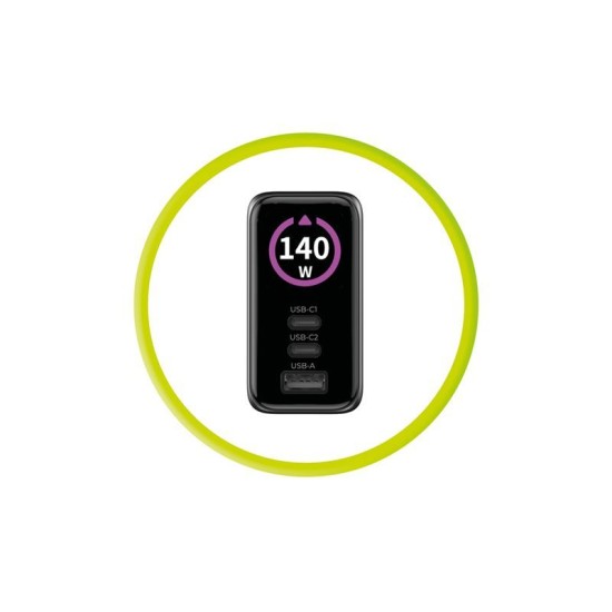 Încărcător Mobile Origin 140W GaN Display PW21 - 2x USB-C + USB-A, Negru Încărcător Mobile Origin 140W GaN Display PW21 - 2x USB-C + USB-A, Negru (Incarcatoare, MO-140WDCH-PW21) by www.silkase.ro