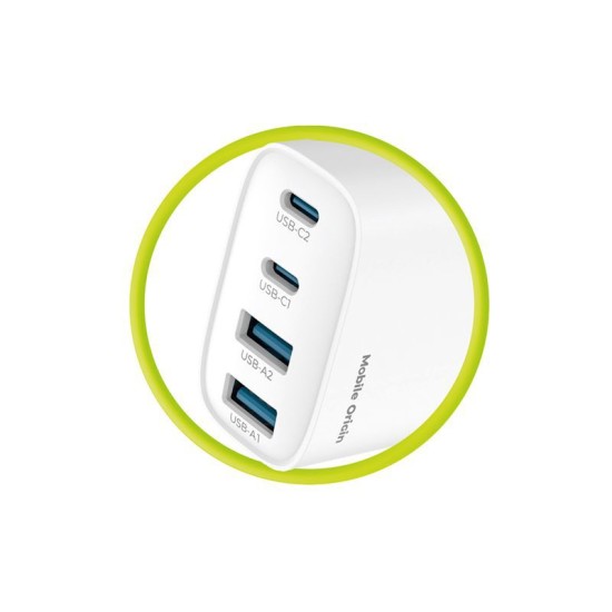 Incarcator de retea Mobile Origin GaN 40W cu 2x USB-C si 2x USB-A (Mobile Origin, Ingredi) by www.silkase.ro Incarcator de retea Mobile Origin GaN 40W cu 2x USB-C si 2x USB-A (Incarcatoare, MO-40WCH-PW22) by www.silkase.ro