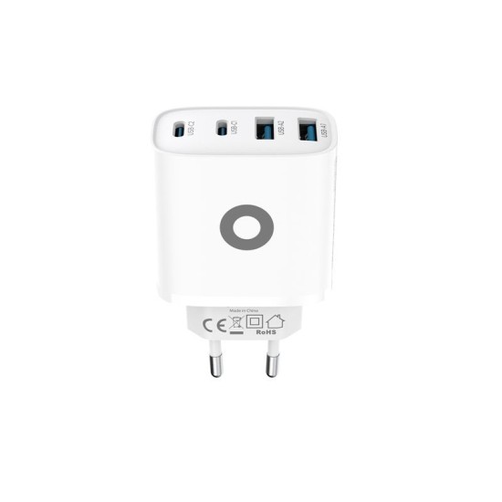 Incarcator de retea Mobile Origin GaN 40W cu 2x USB-C si 2x USB-A (Mobile Origin, Ingredi) by www.silkase.ro Incarcator de retea Mobile Origin GaN 40W cu 2x USB-C si 2x USB-A (Incarcatoare, MO-40WCH-PW22) by www.silkase.ro
