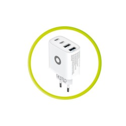 Incarcator de retea Mobile Origin GaN 40W cu 2x USB-C si 2x USB-A