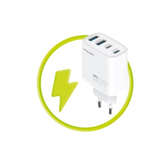 Incarcator de retea Mobile Origin GaN 40W cu 2x USB-C si 2x USB-A (Mobile Origin, Ingredi) by www.silkase.ro Incarcator de retea Mobile Origin GaN 40W cu 2x USB-C si 2x USB-A (Incarcatoare, MO-40WCH-PW22) by www.silkase.ro