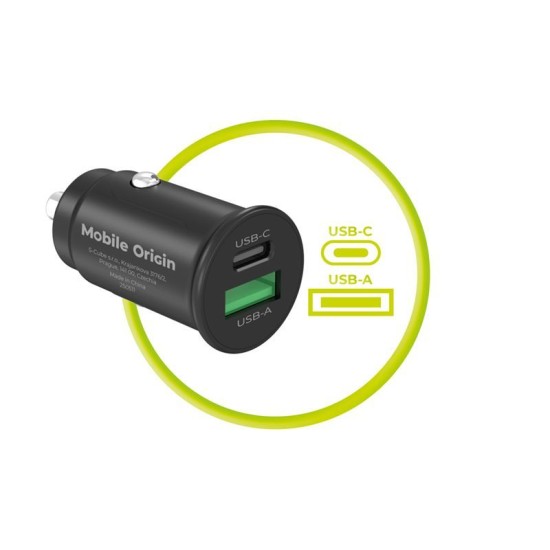 Încărcător Auto Rapid Mobile Origin 30W Super Car Charger CA19, Porturi USB-C și USB-A Încărcător Auto Rapid Mobile Origin 30W Super Car Charger CA19, Porturi USB-C și USB-A (Accesorii auto, MO-30WSCCH-CA19) by www.silkase.ro