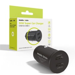 Încărcător Auto Mobile Origin 30W Super Car Charger CA20 - 2x USB-C