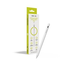 Stylus Pen Activ Universal Mobile Origin PE1, Conector USB-C, Alb