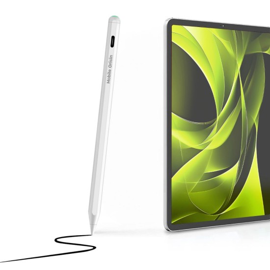 Stylus Pen Magnetic Mobile Origin PE2, Încărcare Duală Wireless și USB-C (Ingredi, MO-WMS-PE2) by www.silkase.ro
