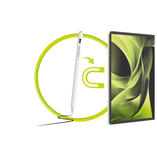 Stylus Pen Magnetic Mobile Origin PE2, Încărcare Duală Wireless și USB-C (Ingredi, MO-WMS-PE2) by www.silkase.ro