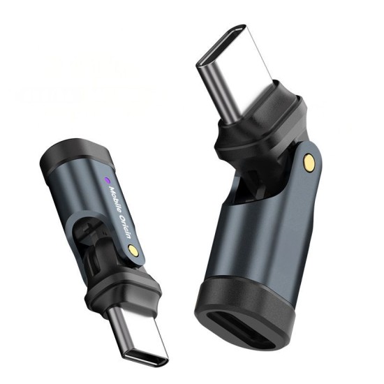 Adaptor rotativ Mobile Origin USB-C la USB-C 240W (Ingredi, MO-240WRA-CB5) by www.silkase.ro