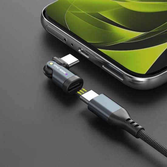 Adaptor rotativ Mobile Origin USB-C la USB-C 240W (Ingredi, MO-240WRA-CB5) by www.silkase.ro