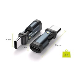 Adaptor rotativ Mobile Origin USB-C la USB-C 240W Adaptor rotativ Mobile Origin USB-C la USB-C 240W
