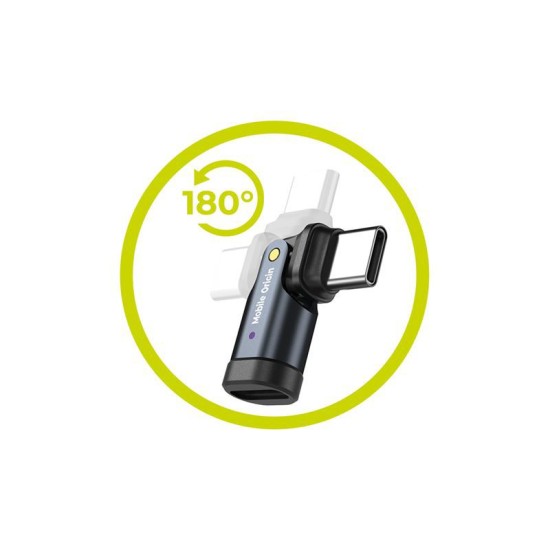 Adaptor rotativ Mobile Origin USB-C la USB-C 240W (Ingredi, MO-240WRA-CB5) by www.silkase.ro