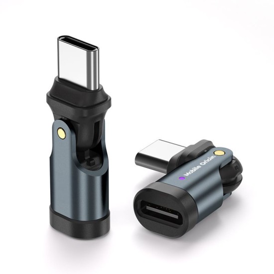 Adaptor rotativ Mobile Origin USB-C la USB-C 240W (Ingredi, MO-240WRA-CB5) by www.silkase.ro