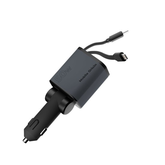 Încărcător Auto Mobile Origin 4in1 50W CA28 - USB-C, USB-A, Cablu USB-C și Lightning Încărcător Auto Mobile Origin 4in1 50W CA28 - USB-C, USB-A, Cablu USB-C și Lightning (Accesorii auto, MO-CCH-CA28) by www.silkase.ro