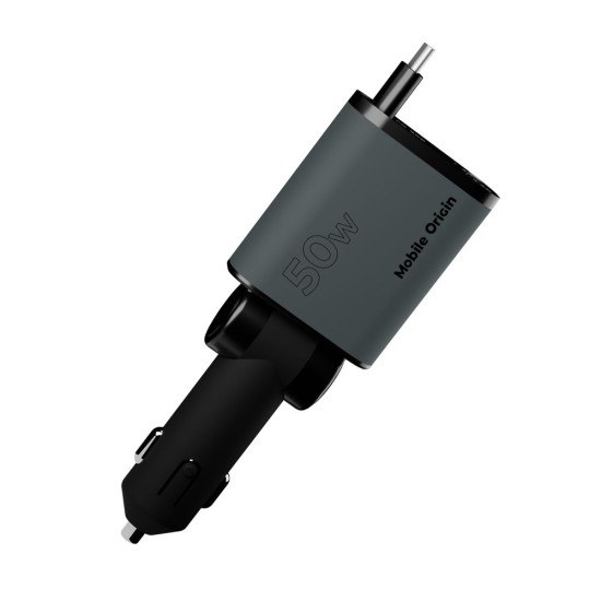Încărcător Auto Mobile Origin 4in1 50W CA28 - USB-C, USB-A, Cablu USB-C și Lightning Încărcător Auto Mobile Origin 4in1 50W CA28 - USB-C, USB-A, Cablu USB-C și Lightning (Accesorii auto, MO-CCH-CA28) by www.silkase.ro
