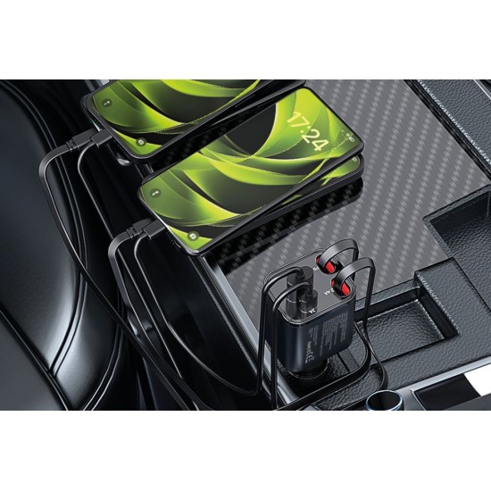 Încărcător Auto Mobile Origin 4in1 50W CA28 - USB-C, USB-A, Cablu USB-C și Lightning Încărcător Auto Mobile Origin 4in1 50W CA28 - USB-C, USB-A, Cablu USB-C și Lightning (Accesorii auto, MO-CCH-CA28) by www.silkase.ro