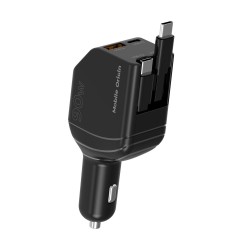Încărcător Auto Mobile Origin 90W CA22, USB-C + USB-A, Include 2x Cablu USB-C Încărcător Auto Mobile Origin 90W CA22, USB-C + USB-A, Include 2x Cablu USB-C