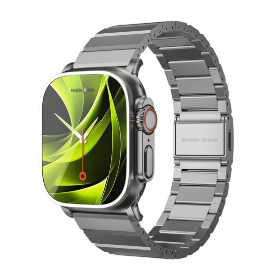 Curea Mobile Origin Titanium Band Modena, Natural - Apple Watch Ultra 49mm Curea Mobile Origin Titanium Band Modena, Natural - Apple Watch Ultra 49mm (Ingredi, MO-TBM-SLV) by www.silkase.ro