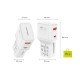 Adaptor de Călătorie Universal Mobile Origin PW25, 35W, Alb (EU/US/UK/AU) Adaptor de Călătorie Universal Mobile Origin PW25, 35W, Alb (EU/US/UK/AU) (Incarcatoare, MO-PW25-WHT) by www.silkase.ro
