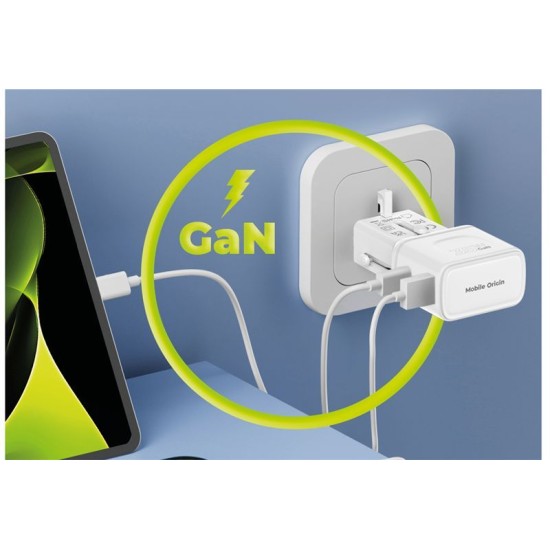 Adaptor de Călătorie Universal Mobile Origin PW25, 35W, Alb (EU/US/UK/AU) Adaptor de Călătorie Universal Mobile Origin PW25, 35W, Alb (EU/US/UK/AU) (Incarcatoare, MO-PW25-WHT) by www.silkase.ro