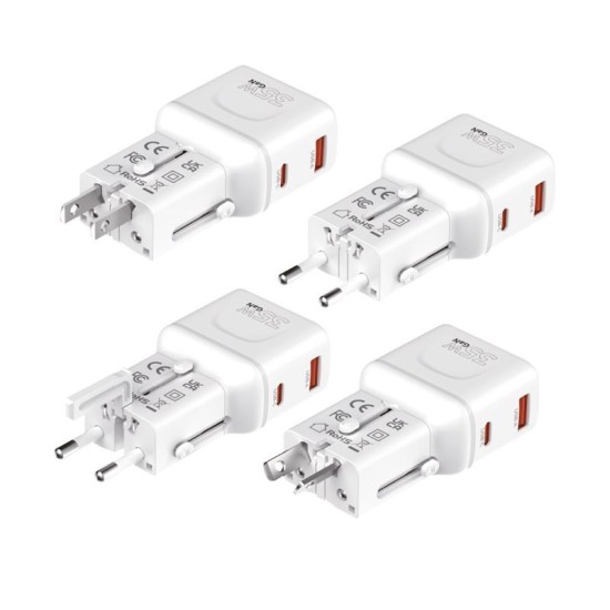 Adaptor de Călătorie Universal Mobile Origin PW25, 35W, Alb (EU/US/UK/AU) Adaptor de Călătorie Universal Mobile Origin PW25, 35W, Alb (EU/US/UK/AU) (Incarcatoare, MO-PW25-WHT) by www.silkase.ro