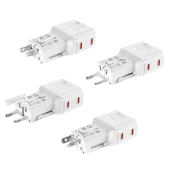 Adaptor de Călătorie Universal Mobile Origin, 45W, EU/US/UK/AU PW26, Alb Adaptor de Călătorie Universal Mobile Origin, 45W, EU/US/UK/AU PW26, Alb (Incarcatoare, MO-PW26-WHT) by www.silkase.ro