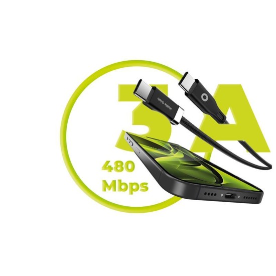 Cablu de Date și Încărcare Mobile Origin 60W Magnetic StayCable USB-C la USB-C, 1.5m, CB6 Cablu de Date și Încărcare Mobile Origin 60W Magnetic StayCable USB-C la USB-C, 1.5m, CB6 (Ingredi, MO-60WMS-CB6) by www.silkase.ro