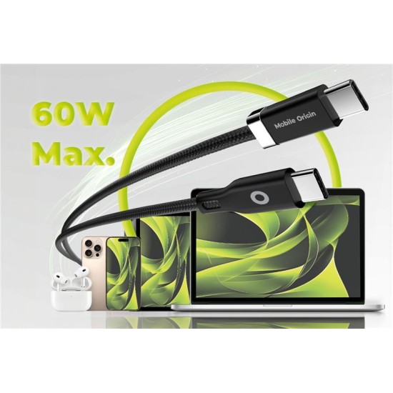 Cablu de Date și Încărcare Mobile Origin 60W Magnetic StayCable USB-C la USB-C, 1.5m, CB6 Cablu de Date și Încărcare Mobile Origin 60W Magnetic StayCable USB-C la USB-C, 1.5m, CB6 (Ingredi, MO-60WMS-CB6) by www.silkase.ro