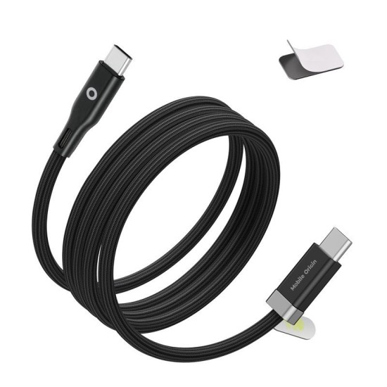 Cablu de Date și Încărcare Mobile Origin 60W Magnetic StayCable USB-C la USB-C, 1.5m, CB6 Cablu de Date și Încărcare Mobile Origin 60W Magnetic StayCable USB-C la USB-C, 1.5m, CB6 (Ingredi, MO-60WMS-CB6) by www.silkase.ro