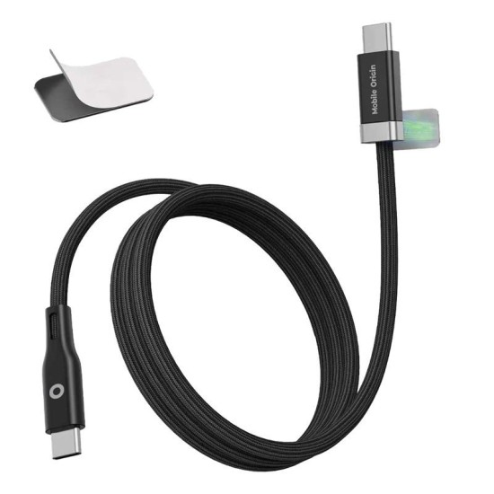 Cablu de Date și Încărcare Mobile Origin 60W Magnetic StayCable USB-C la USB-C, 1.5m, CB6 Cablu de Date și Încărcare Mobile Origin 60W Magnetic StayCable USB-C la USB-C, 1.5m, CB6 (Ingredi, MO-60WMS-CB6) by www.silkase.ro