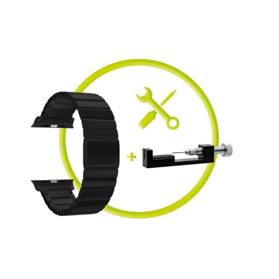 Curea Mobile Origin Titanium Band Modena pentru Apple Watch Ultra 49mm, Neagră Curea Mobile Origin Titanium Band Modena pentru Apple Watch Ultra 49mm, Neagră (Ingredi, MO-TBM-BLK) by www.silkase.ro