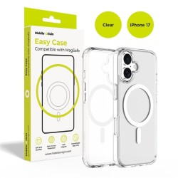 Husă Mobile Origin Hybrid MagSafe pentru iPhone 17, Transparentă