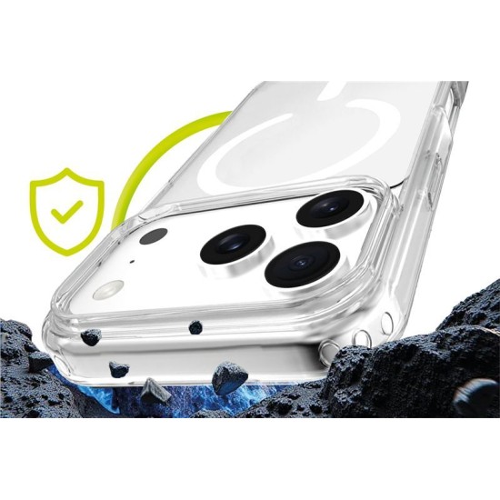 Husă Hybrid MagSafe Mobile Origin pentru iPhone 17 Pro, Transparentă (iPhone 17 Pro, MO-HYCL-IP17P) by www.silkase.ro