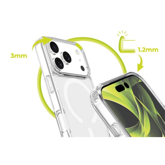 Husă Hybrid MagSafe Mobile Origin pentru iPhone 17 Pro, Transparentă (iPhone 17 Pro, MO-HYCL-IP17P) by www.silkase.ro