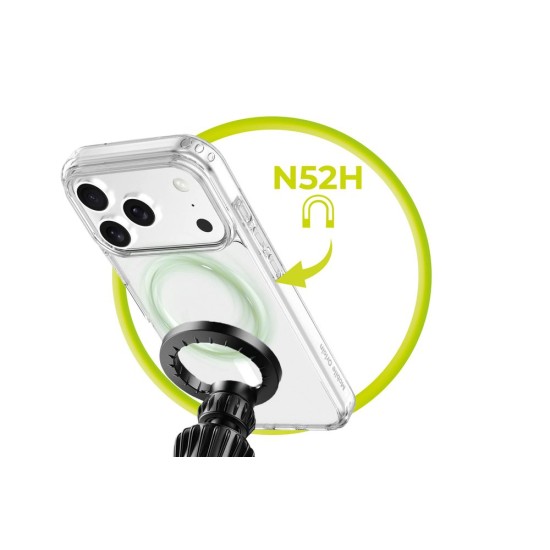 Husă Hybrid MagSafe Mobile Origin pentru iPhone 17 Pro, Transparentă (iPhone 17 Pro, MO-HYCL-IP17P) by www.silkase.ro