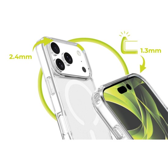 Husă Mobile Origin Hybrid MagSafe pentru iPhone 17 Pro Max, Transparentă (iPhone 17 Pro Max, MO-HYCL-IP17PM) by www.silkase.ro
