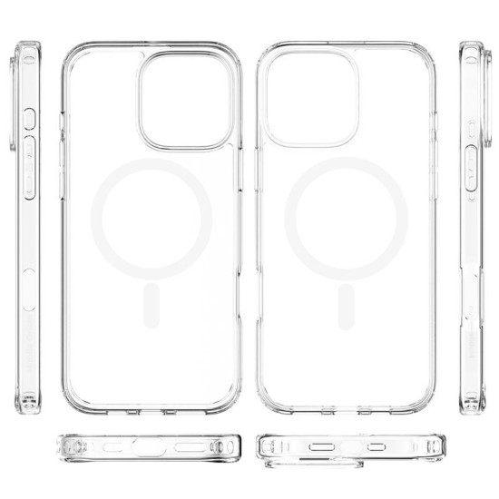 Husă Mobile Origin Hybrid MagSafe pentru iPhone 16 Pro Max, Transparentă Husă Mobile Origin Hybrid MagSafe pentru iPhone 16 Pro Max, Transparentă (iPhone 16 Pro Max, MO-HYCL-IP16PM) by www.silkase.ro
