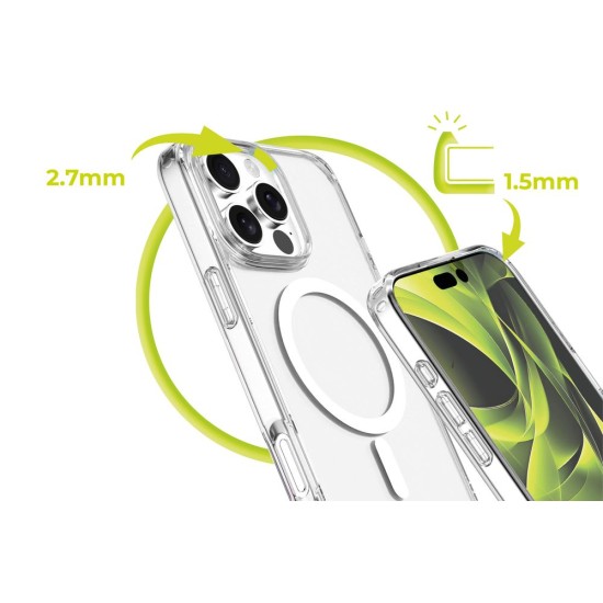Husă Mobile Origin Hybrid MagSafe pentru iPhone 16 Pro Max, Transparentă Husă Mobile Origin Hybrid MagSafe pentru iPhone 16 Pro Max, Transparentă (iPhone 16 Pro Max, MO-HYCL-IP16PM) by www.silkase.ro