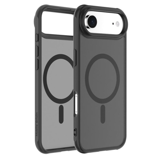 Husa Mobile Origin Hybrid MagSafe pentru iPhone Air, Matte Black (iPhone Air, MO-HYBL-IP17A) by www.silkase.ro