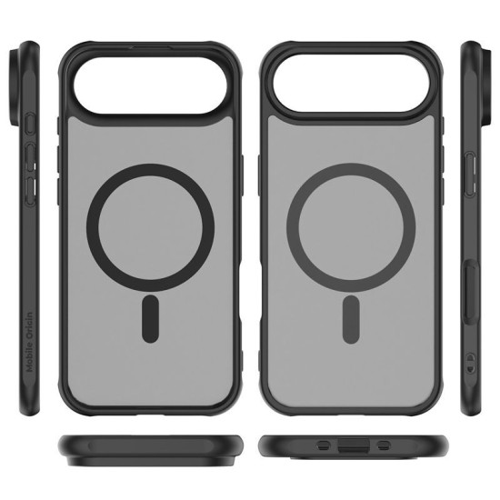 Husa Mobile Origin Hybrid MagSafe pentru iPhone Air, Matte Black (iPhone Air, MO-HYBL-IP17A) by www.silkase.ro