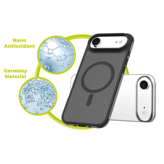 Husa Mobile Origin Hybrid MagSafe pentru iPhone Air, Matte Black (iPhone Air, MO-HYBL-IP17A) by www.silkase.ro