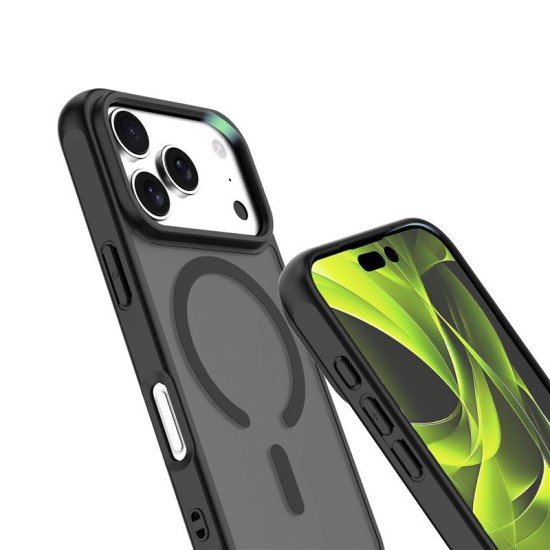 Husă Mobile Origin Hybrid MagSafe pentru iPhone 17 Pro, Matte Black (iPhone 17 Pro, MO-HYBL-IP17P) by www.silkase.ro