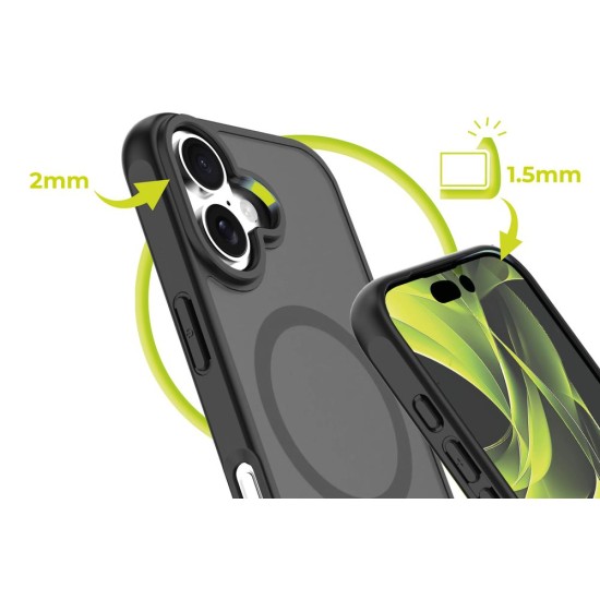 Husă Mobile Origin Hybrid MagSafe pentru iPhone 16, Matte Black Husă Mobile Origin Hybrid MagSafe pentru iPhone 16, Matte Black (iPhone 16, MO-HYBL-IP16) by www.silkase.ro