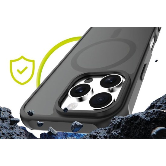 Husa Mobile Origin Hybrid MagSafe pentru iPhone 16 Pro, Matte Black (iPhone 16 Pro, MO-HYBL-IP16P) by www.silkase.ro