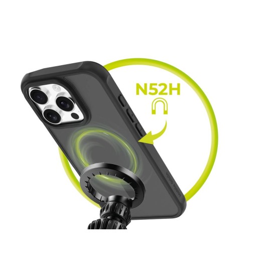 Husa Mobile Origin Hybrid MagSafe pentru iPhone 16 Pro, Matte Black (iPhone 16 Pro, MO-HYBL-IP16P) by www.silkase.ro