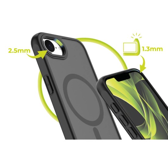 Husă Mobile Origin Hybrid MagSafe pentru iPhone 17e / 16e, Matte Black Husă Mobile Origin Hybrid MagSafe pentru iPhone 17e / 16e, Matte Black (iPhone 17e, MO-HYBL-IP16E) by www.silkase.ro